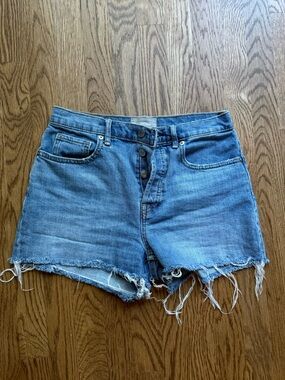 Everlane “Cheeky Short” denim short. Size 27.